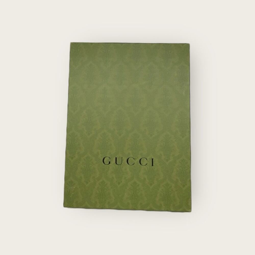 GUC | Gucci | Storage/Gift Box w/ 2 Ribbons | Green | W12 x H15 x D2 inch